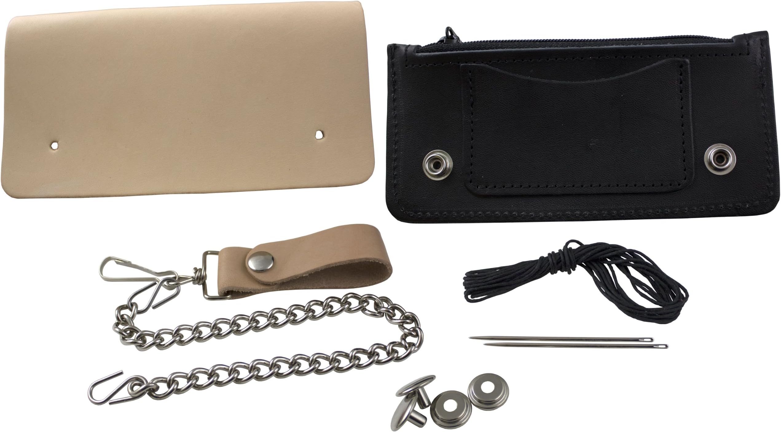Springfield Leather Company's Natural Biker Wallet Kit