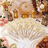 Ferreve 24 Sets Islamic Prayer Beads Bulk Ramadan Eid Gifts Muslim Party Favors Eid Mubarak Pearl Prayer Beads for Ramadan Islamic Festival Party Favor Wedding Bridal Shower Gifts(White)