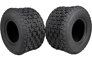 MASSFX Sport ATV Tire Set - Two Rear 20x11-9 - 4 Ply Rating - 1/2” Tread Depth - 20x11x9 (Two Pack)