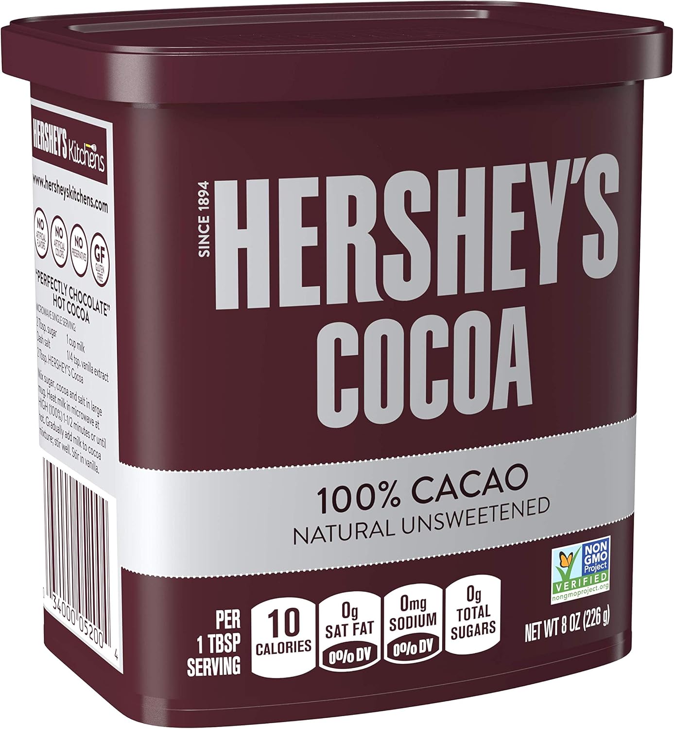 Hersheys Natural Unsweetened Cocoa 226 G Hersheys Natuurlijke Onzoete Cacao Amazon Nl