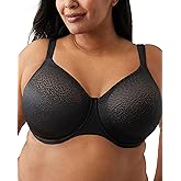 Wacoal Women's Back Appeal Unlined Full Coverage Underwire Bra, H-K Cup, 855403