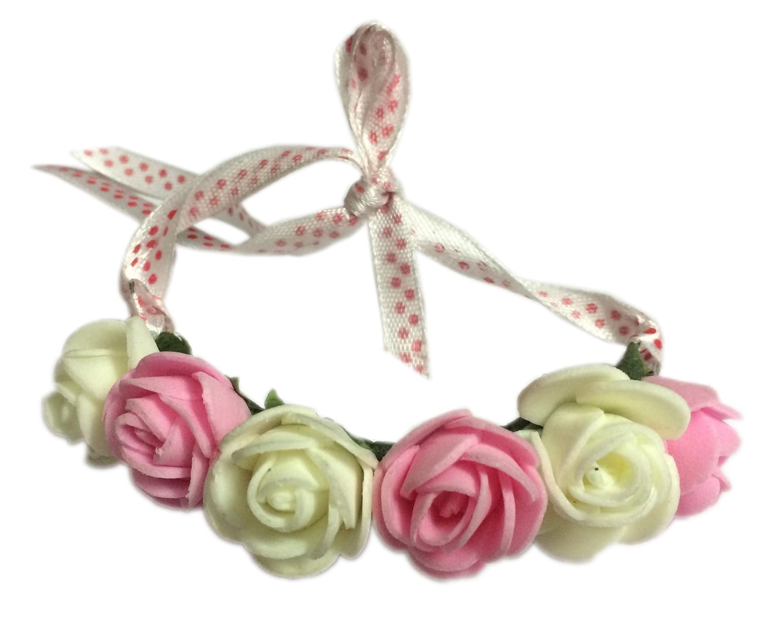 loops n knots &reg; floral wrist band/rakhi for girls