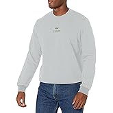 Lacoste mens Signature Print Fleece Sweatshirt
