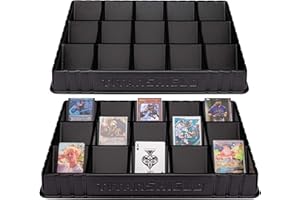 TitanShield (2 Pack Card Sorting & Dealer Tray, Black