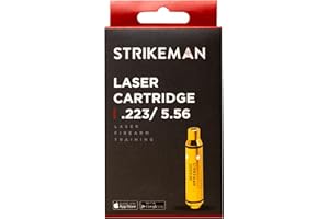 Strikeman Dry Fire Laser Training Cartridge - Great for Target Shooting Practice with Shotguns & Rifles, Made for Our Firearm Training System - Red Laser Cartridge Only, Multiple Calibers