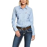 ARIAT Women's Fr Solid Durastretch Snap Work Shirt