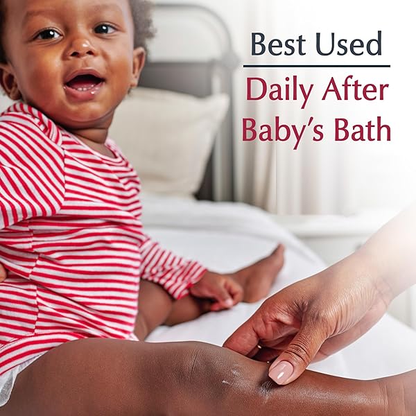 EUCERIN BABY BODY LOTION, HYPOALLERGENIC AND FRAGRANCE FREE BABY LOTION WITH PRO-VITAMIN B5 AND SHEA BUTTER, 13.5 FL OZ BOTTLE