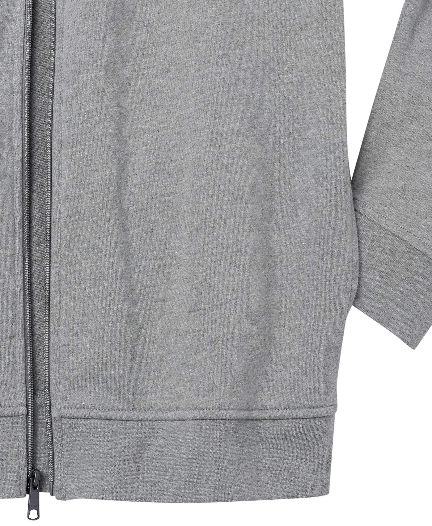 Amazon Essentials Men's Zip Up Sweatshirt, Lightweight French Terry, Mock Neck