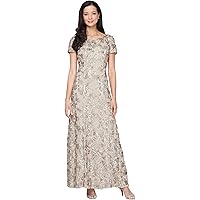 sachin and babi light blue dress Flutter Sleeve Sequin Sheath Dress main image 0