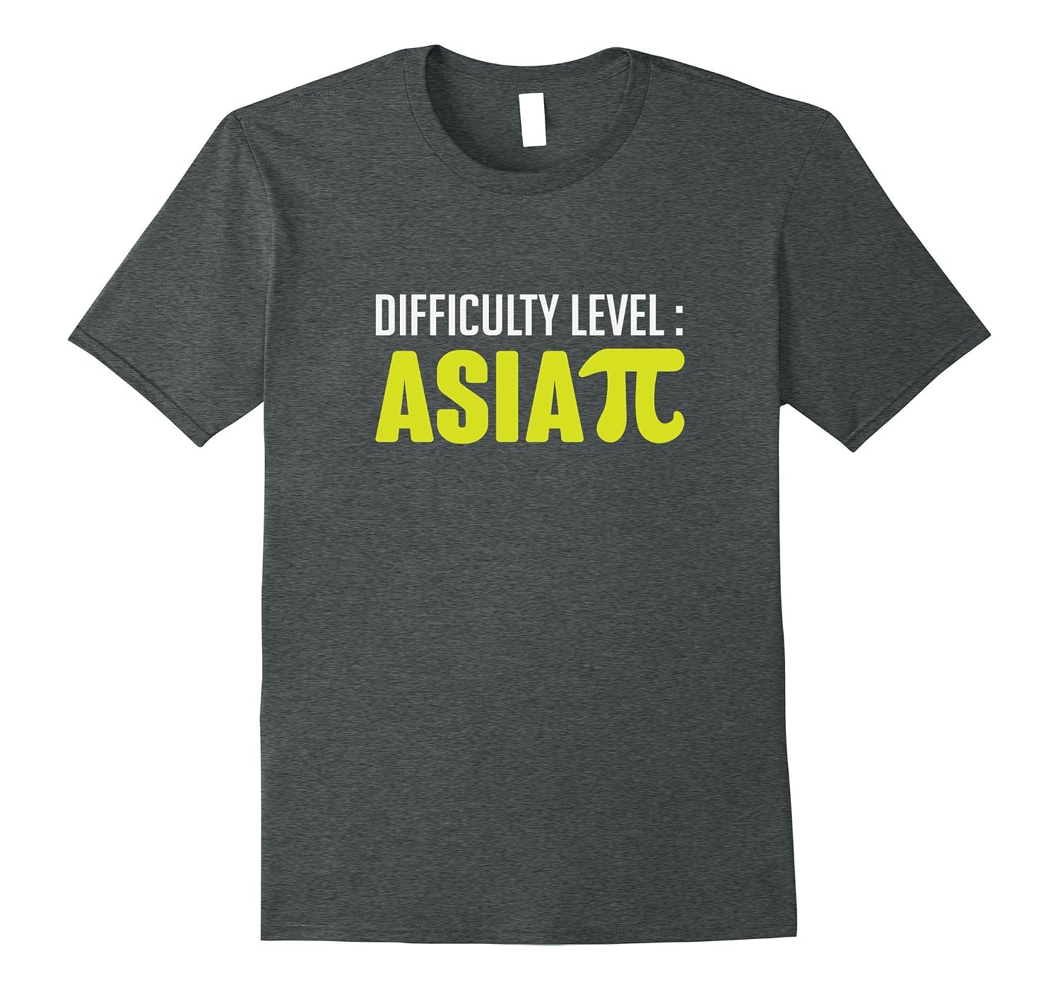 Funny Difficulty Level Asian Math Pi T-Shirt