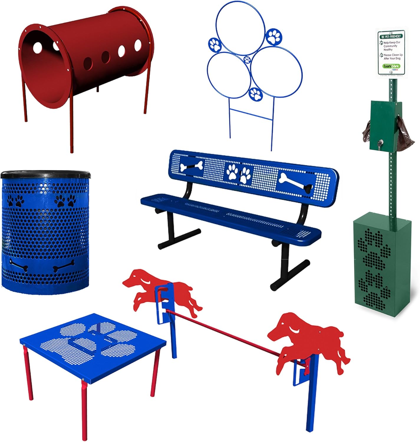 Dog agility course set Clearance