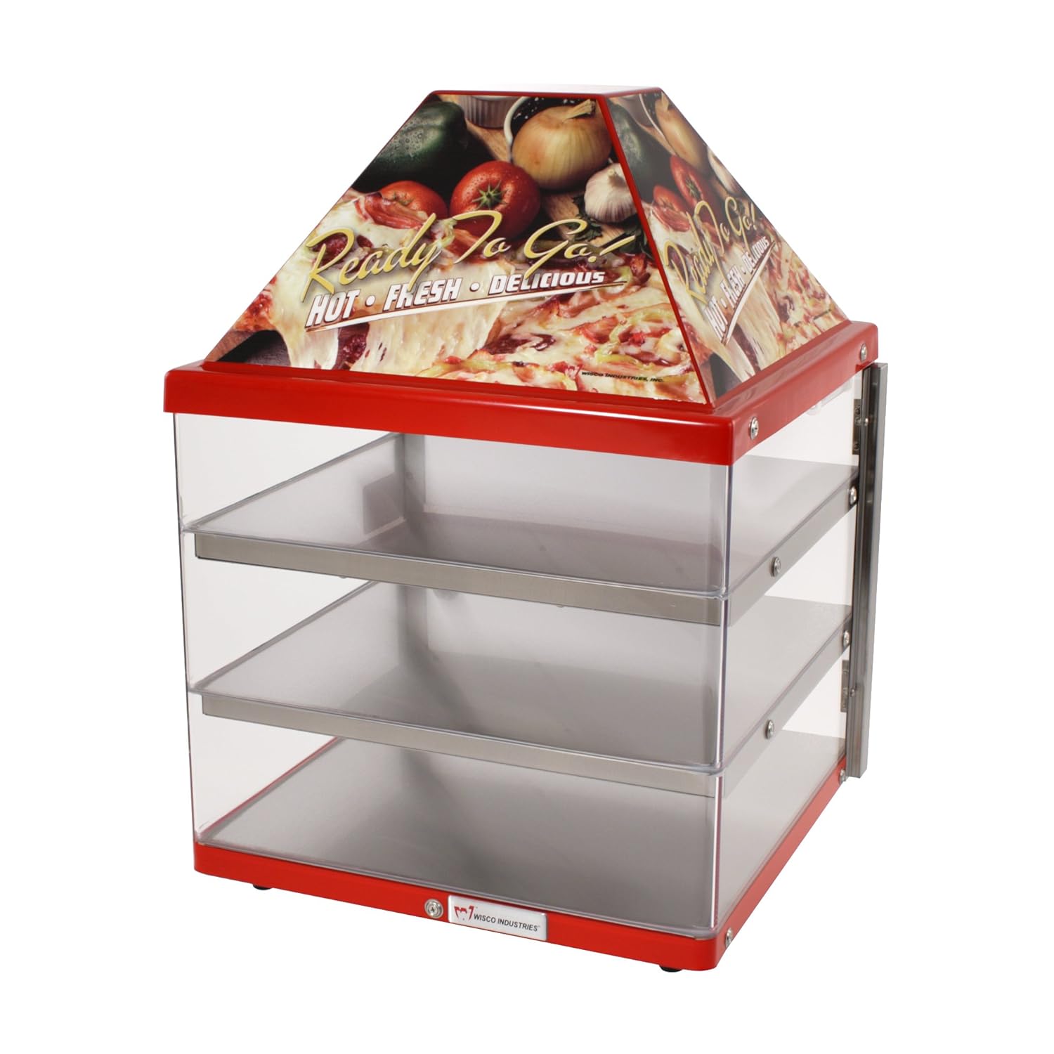 Wisco 680-3 Food Warming and Merchandising Cabinet, 3 Shelf