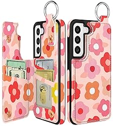 Shorogyt for Samsung S22 Plus Wallet Case with Card