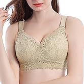 Baetty Minimizer Bras for Women No Underwire Full Coverage Wirefree Womens Bra