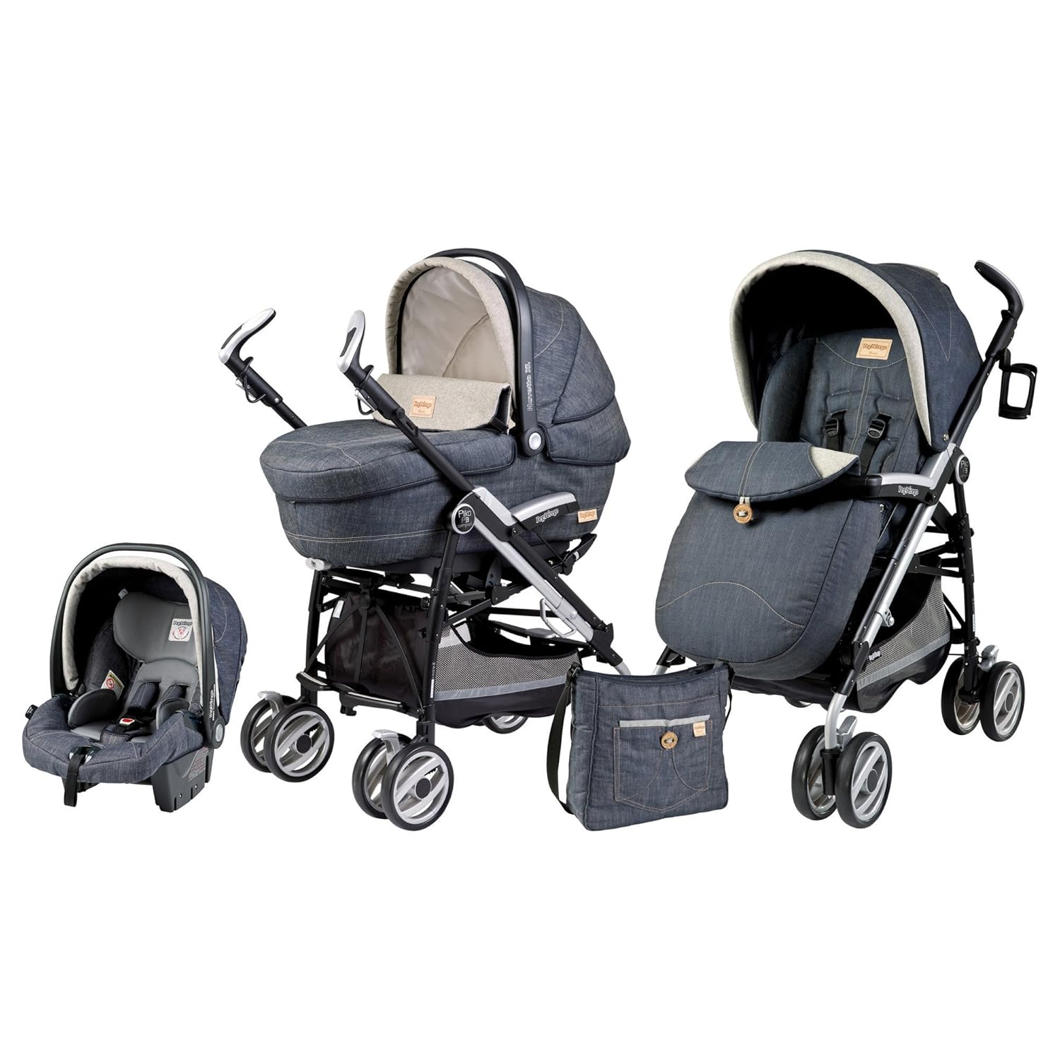 PegPérego Pliko P3 Compact Completo Modular Design 2012 Denim Amazon