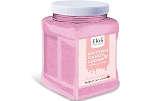 Cotton Candy Floss Sugar (Bubblegum) - 1LB | Product of Canada| Easy Candy Forming| Works With Almost All Machines| Reusable 