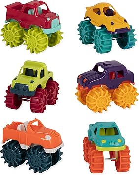 Amazon.com: Battat Mini Monster Trucks 
