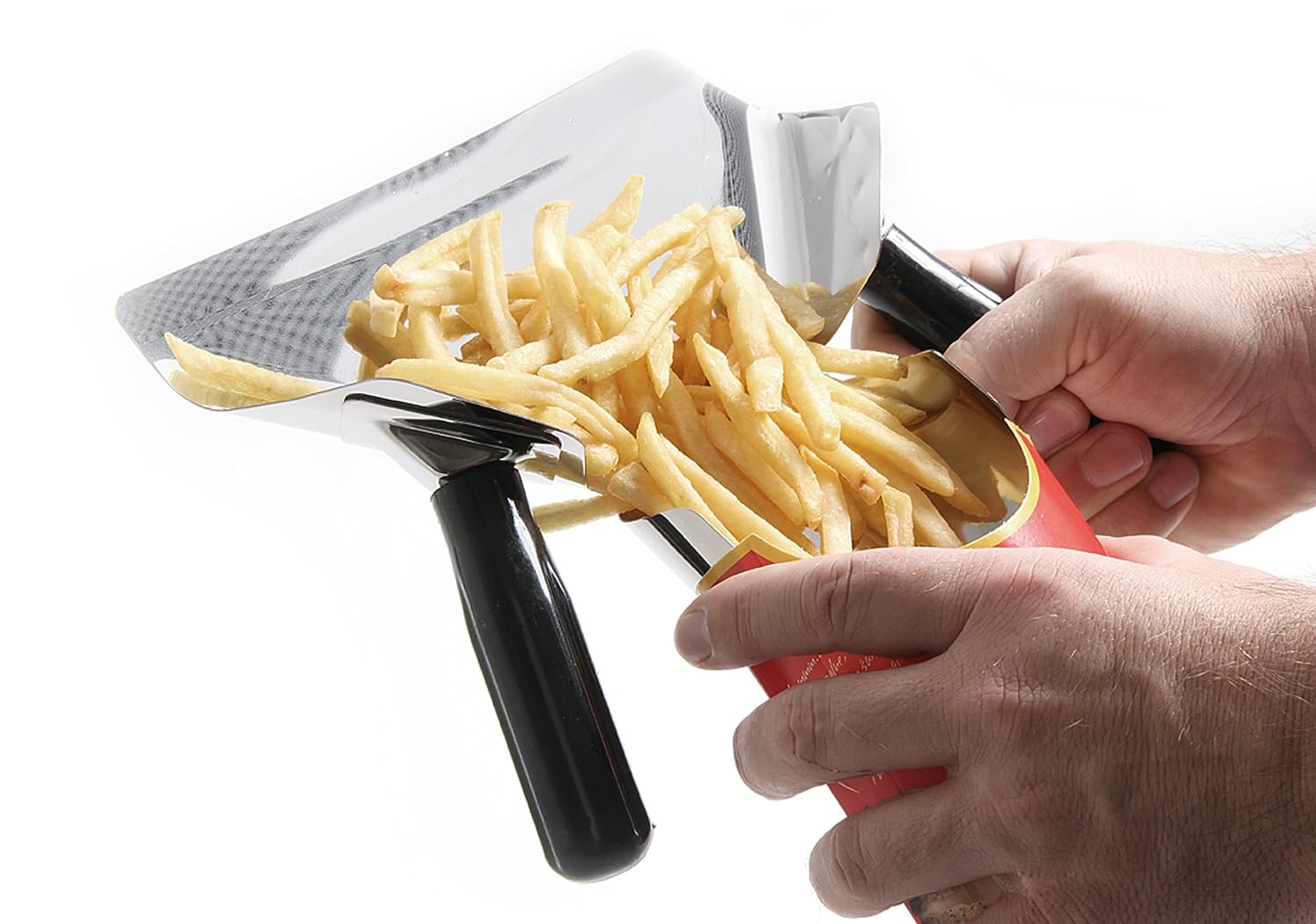 HENDI 642559 French fries funnel scoop, 230 x 200 mm, schwarz