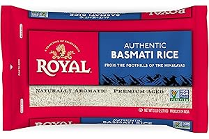 PRIDE OF INDIA Royal White Basmati Rice, 5 Pound (2-Pack)