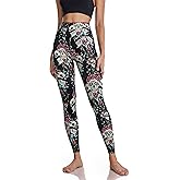 LIEBERGO Halloween Workout Leggings for Women Tummy Control High Waisted Yoga Pants Printed Festival - 25 Inches