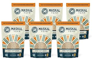 Maskal Teff Ivory Teff Grain, 14 Ounce (6 pack)