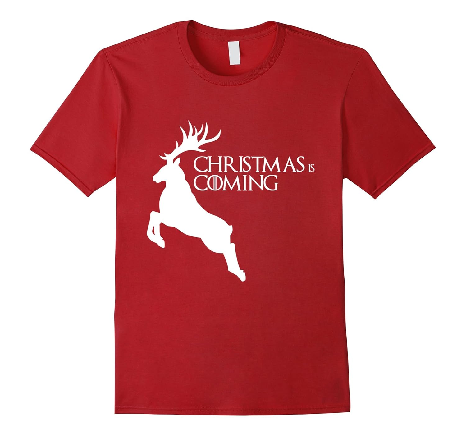 Christmas Is Coming Funny Holiday T-Shirt-Rose