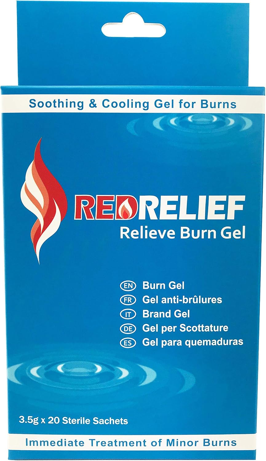 RedRelief Burn Gel Sachets 3.5g - Pack of 20, 3.5 g (Pack of 20) - Image 3