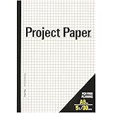 A5 プロジェクトノート（プロジェクトペーパー）5mm方眼【白】 31-363