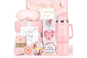 YENCHORN Gift Baskets for Women Birthday Gifts for Women Unique Get Well Gift for Woman Luxury Self Care Gifts for Woman Get Better Soon Care Package Set for Her Spa Kit Box for Girlfriend, Mom, Best Friends