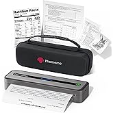 Phomemo Portable Printer, Inkless Thermal Printer Supports Multi-Size Thermal Roll Paper, for Travel/Office/Business, Compati