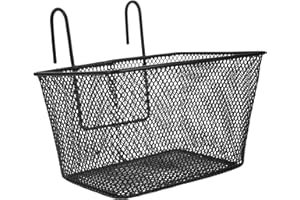PartyKindom Multi-Function Front Bike Basket Sturdy Iron Material Convenient Lightweight Storage for Women Bikes