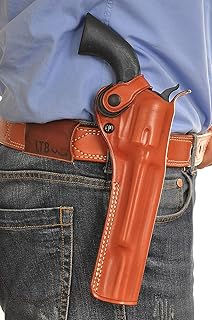 Amazon.com : Leather Paddle OWB Holster for Revolver COLT ...
