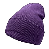 Unisex Knit Soft Warm Cuffed Beanie Hat Winter Camo
