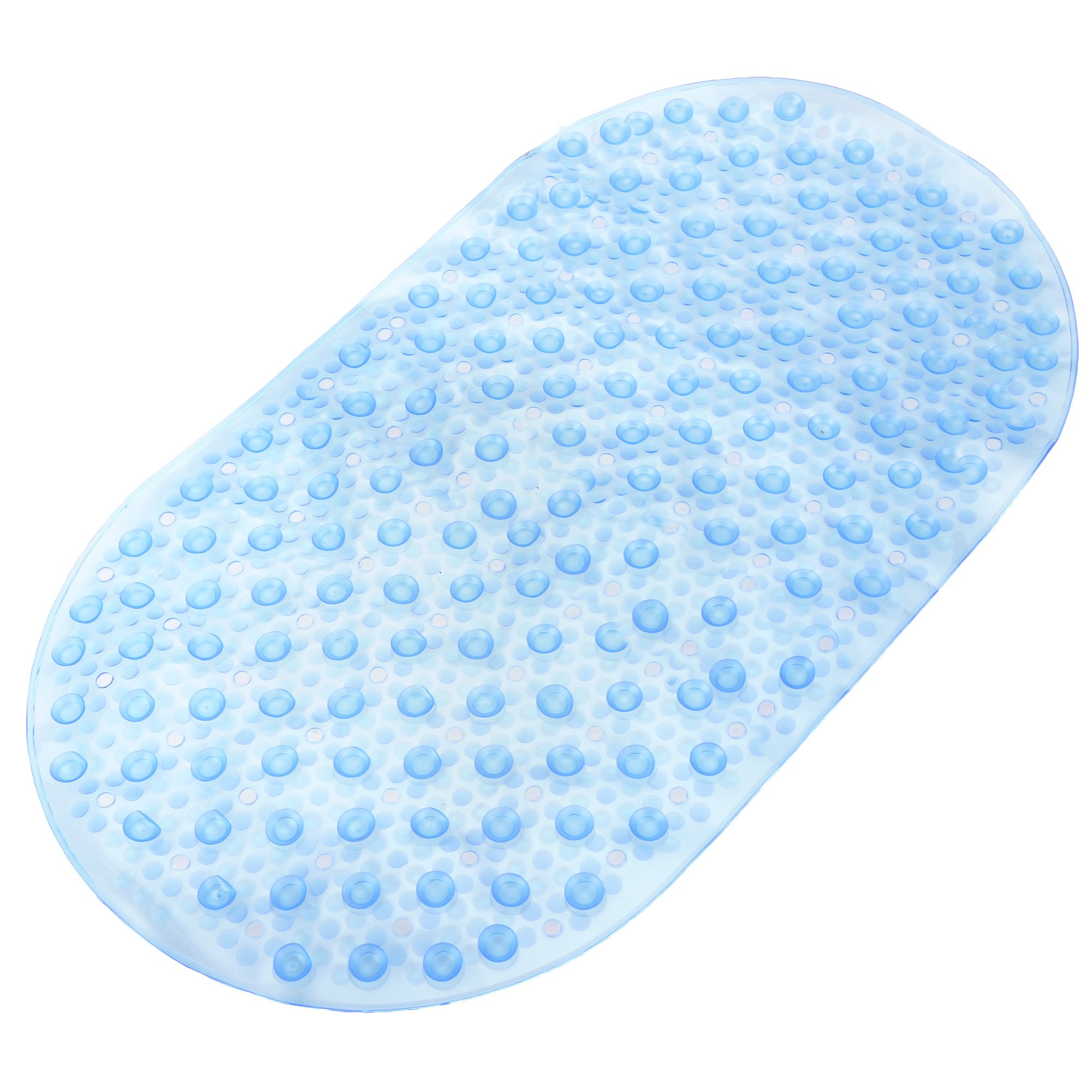 Homdox Soft Nonslip Ovalshaped Safety Bath Mat Antibacterial Bath Tub