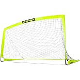 Franklin Sports Blackhawk Backyard Soccer Goal - Portable Pop Up Soccer Nets - Youth + Adult Folding Indoor + Outdoor Goals - Multiple Sizes + Colors