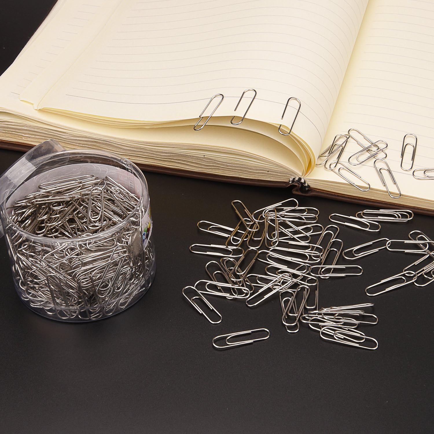 Sunmns 400 Pieces Stainless Steel Paper Clips, 11/10 Inch BigaMart