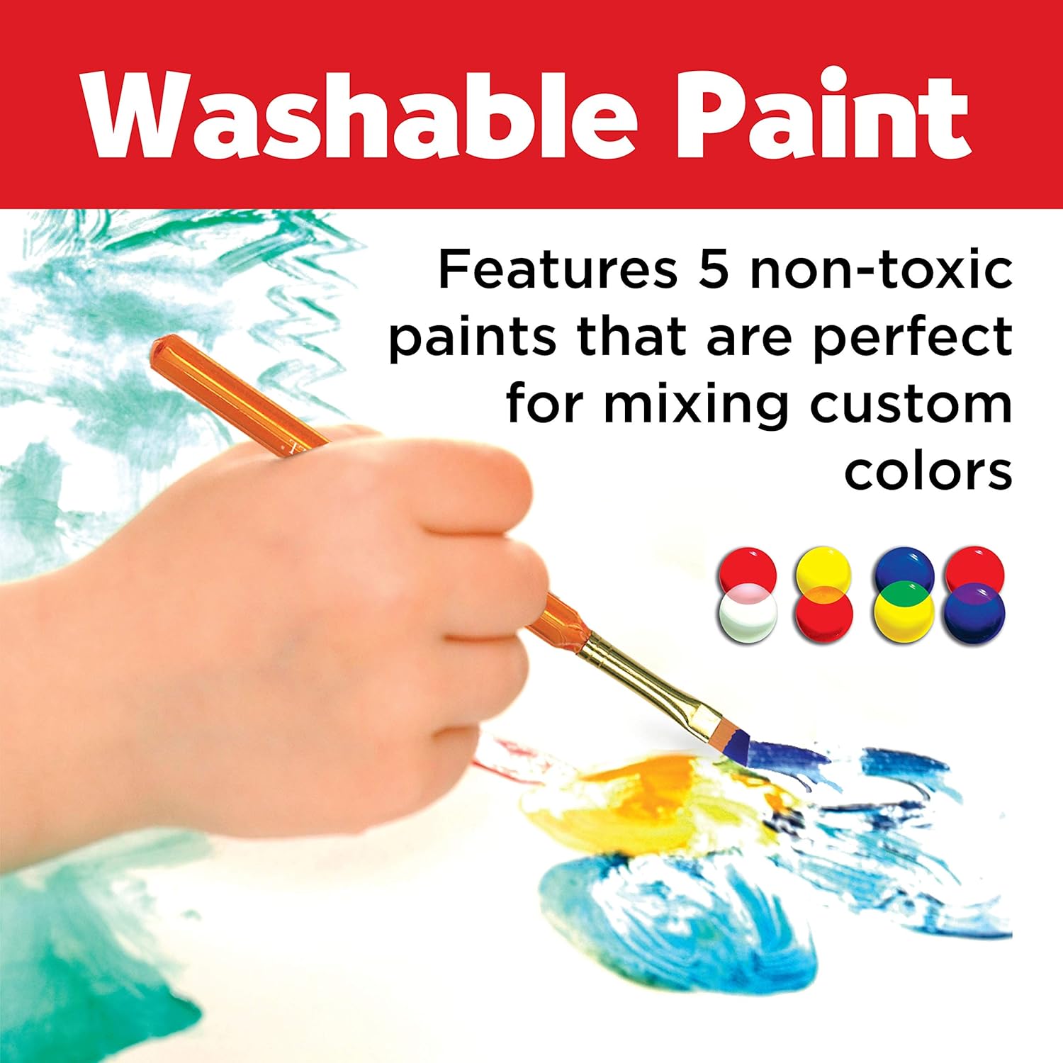 Faber-Castell Young Artist Learn to Paint Set - Washable Paint Set for Kids: Toys & Games