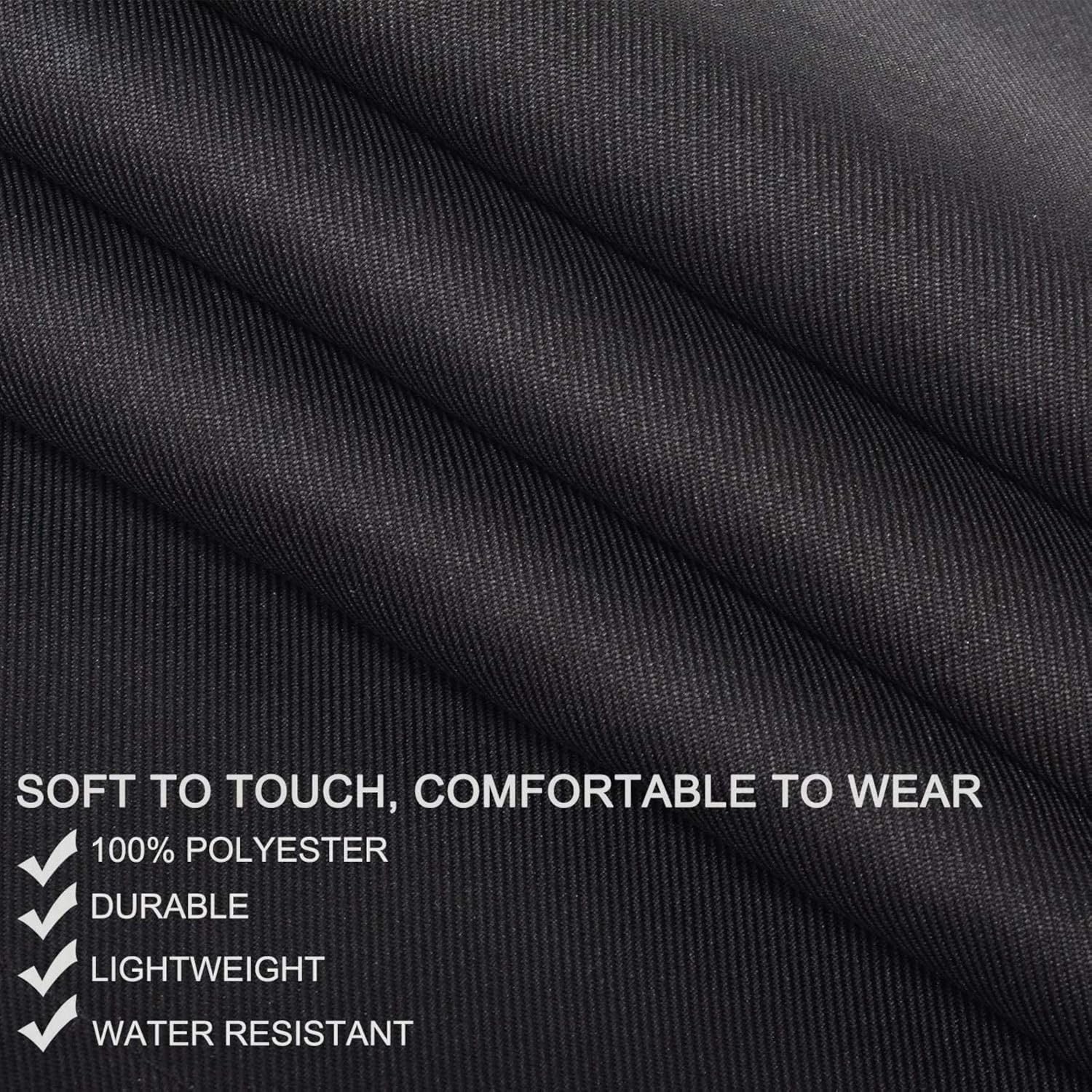 Will Well Adjustable Bib Aprons, Water Oil Stain Resistant Black Chef Cooking Kitchen Aprons with Pockets for Men Women (1 Pack): Kitchen & Dining