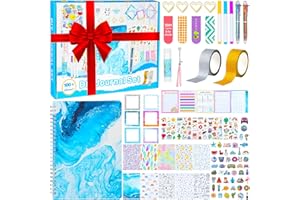 Souroyea Journal Set for Girls Ages 8-12, Teen Girl Gifts, Personalized Gifts 6-15, Teenage Girls Gifts Ideas, Art Supplies for Kids 9-12, Scrapbook Kit, Crafts for Girls Ages 8-12, Christmas Gifts