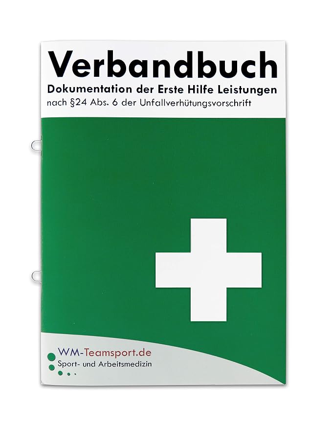 Verbandbuch Erste Hilfe Heraustrennbare Seiten Nach Dsgvo