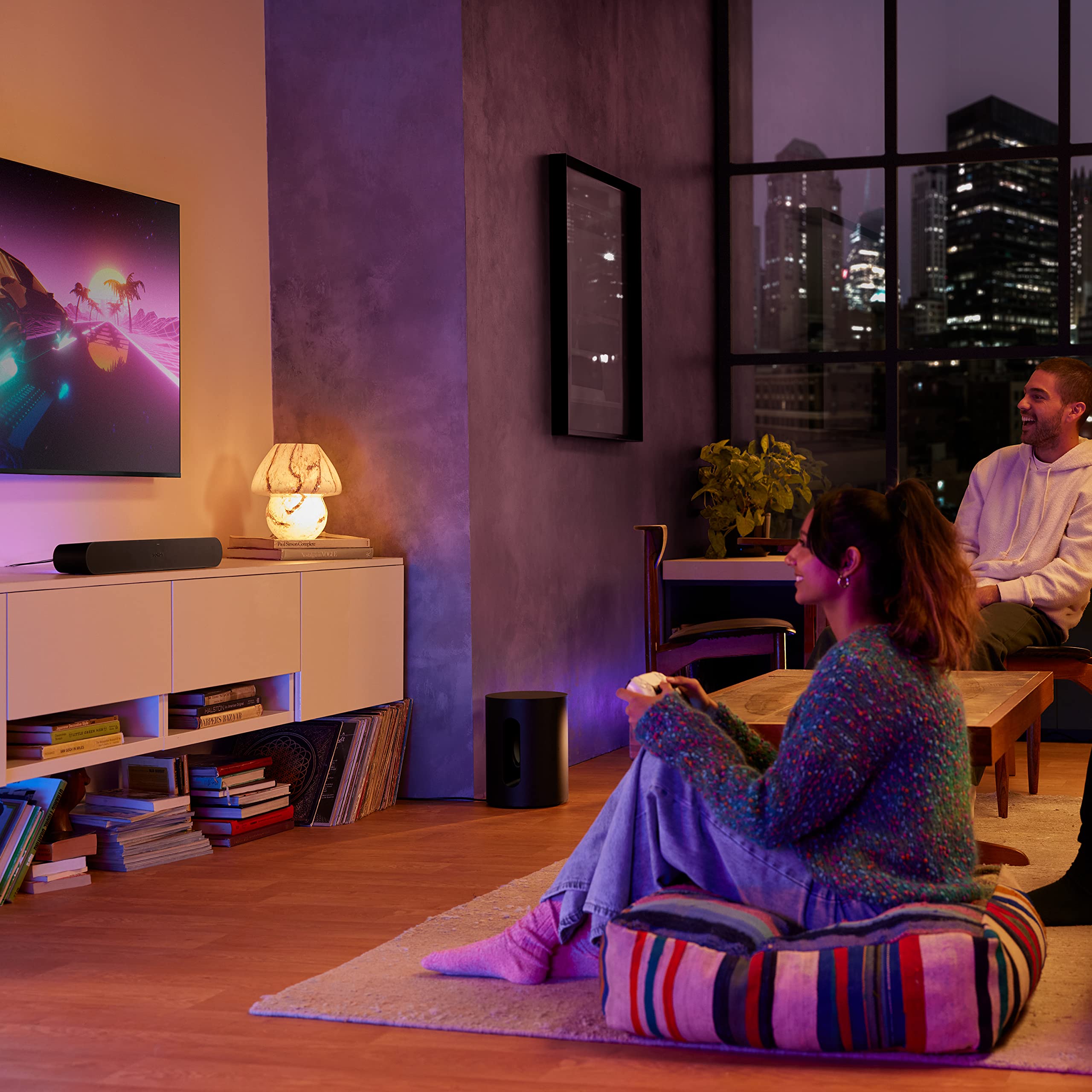 Sonos Sub Mini Kompakt-Subwoofer, beeindruckender Bass, ausgewogener Klang, Einstellbarer EQ, 2 Class-D-Verstärker, Trueplay - Schwarz. 6