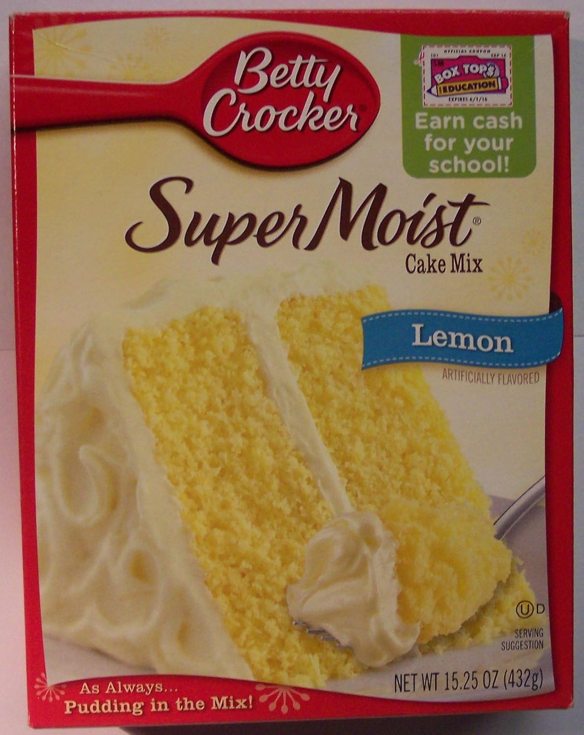 Betty Crocker SuperMoist Lemon Cake Mix 15.25