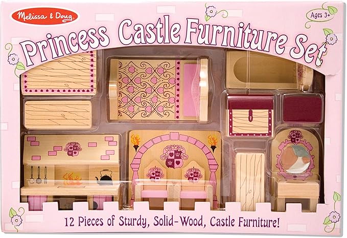 melissa and doug princess castle furniture