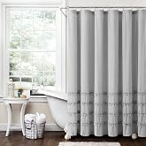 Shower Curtain Liners Mildew Resistant Lush Decor Vintage Stripe Yarn Dyed Cotton Shower Curtain French Country Shower Curtain