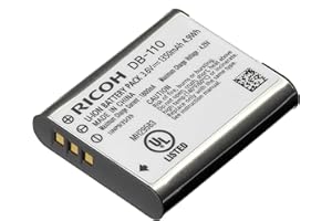 RICOH Rechargeable Rechageable, Silver (RICOH Battery DB-110)