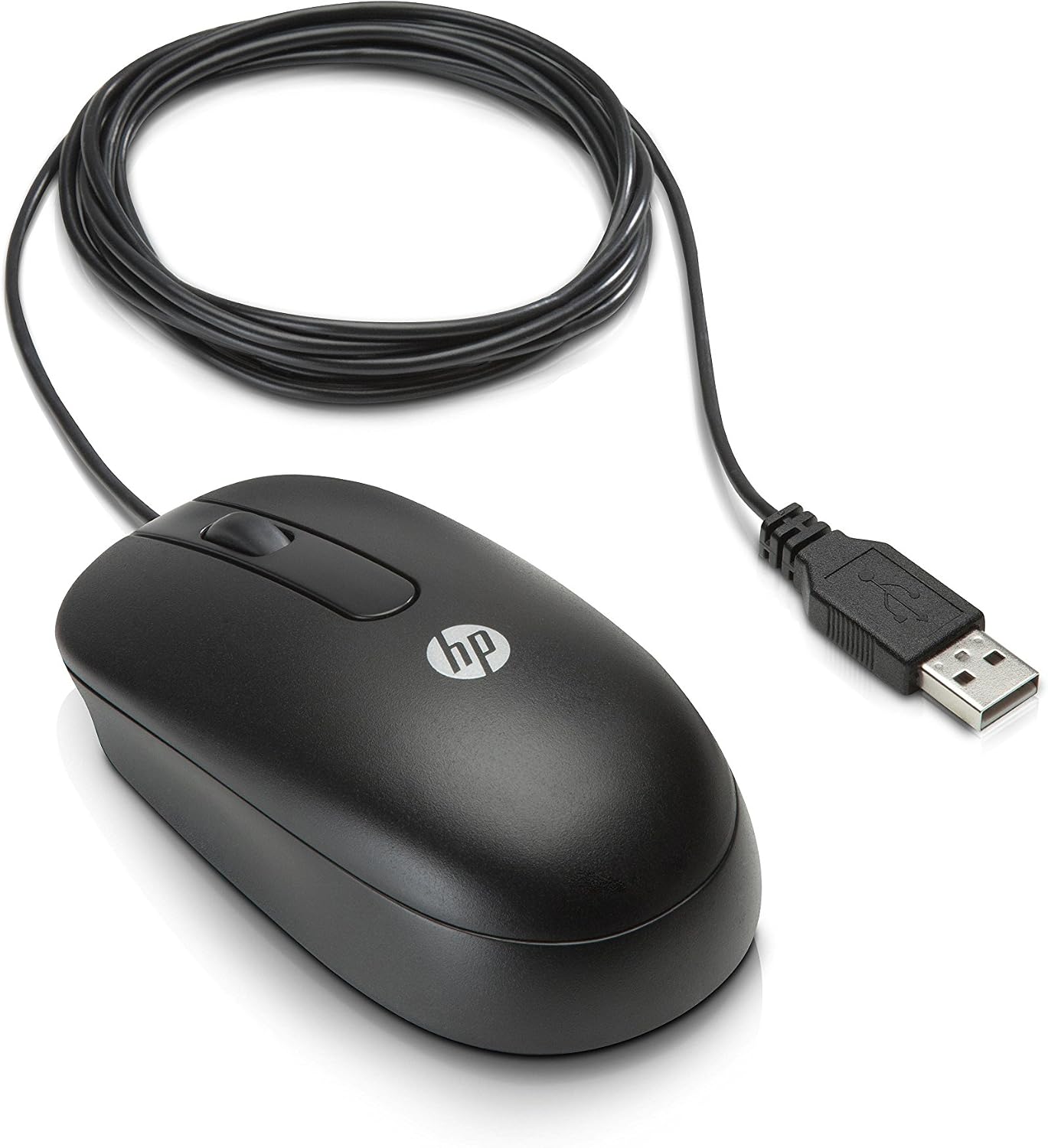 HP 3-button USB Laser Mouse - mice (USB, Wheel, Laser, 1000 DPI, Noteb, Black - Image 4