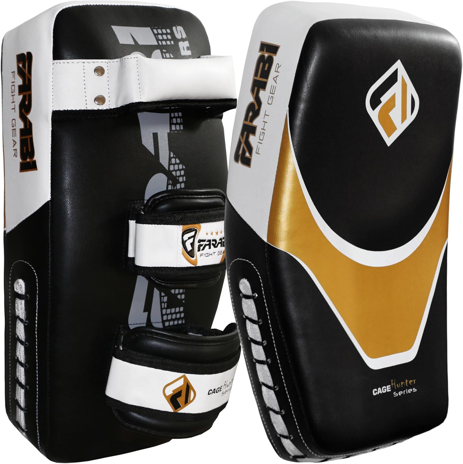Farabi Kick Shield Thai pad MMA Muay Thai Shield Curved Pads Martial Art Training Pads Boxing Strike pad Curved Arm Pad MMA Focus pad Muay Punch Shield : Sports & Outdoors