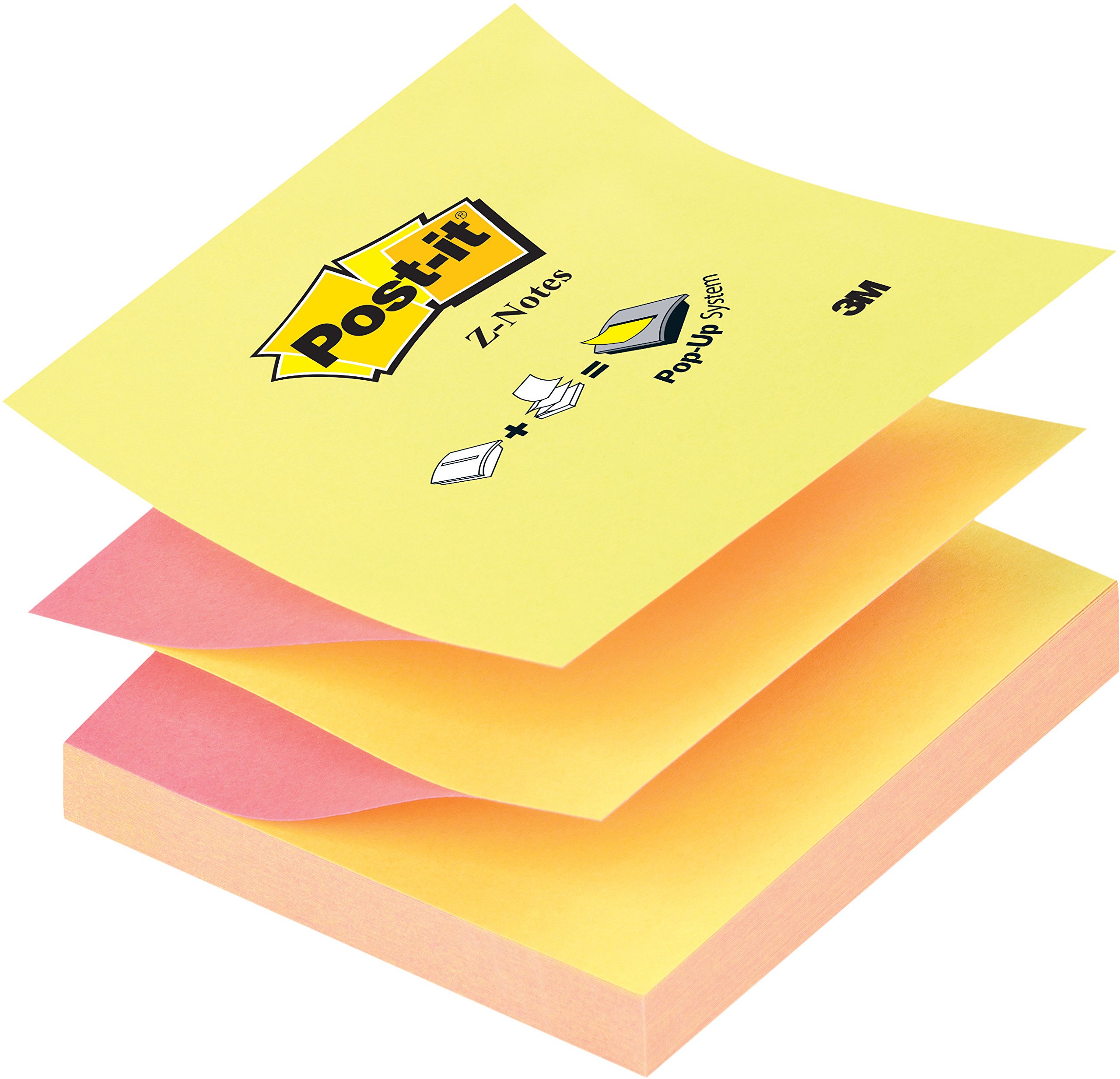 Post-it R330NYP 76 x 76 mm Z-Note - Neon Pink/Yellow