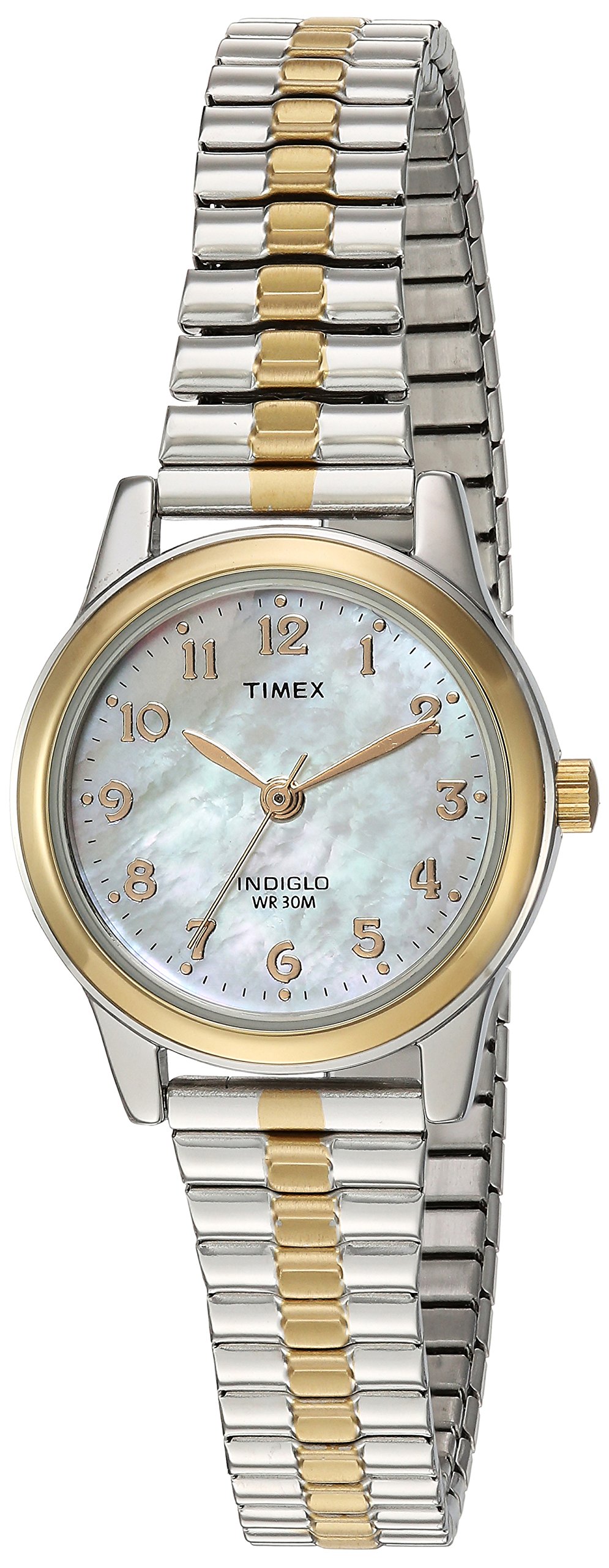 Photo 1 of Timex Women's TW2P67200 Essex Avenue Two-Tone Extra Long Stainless Steel Expansion Band Watch