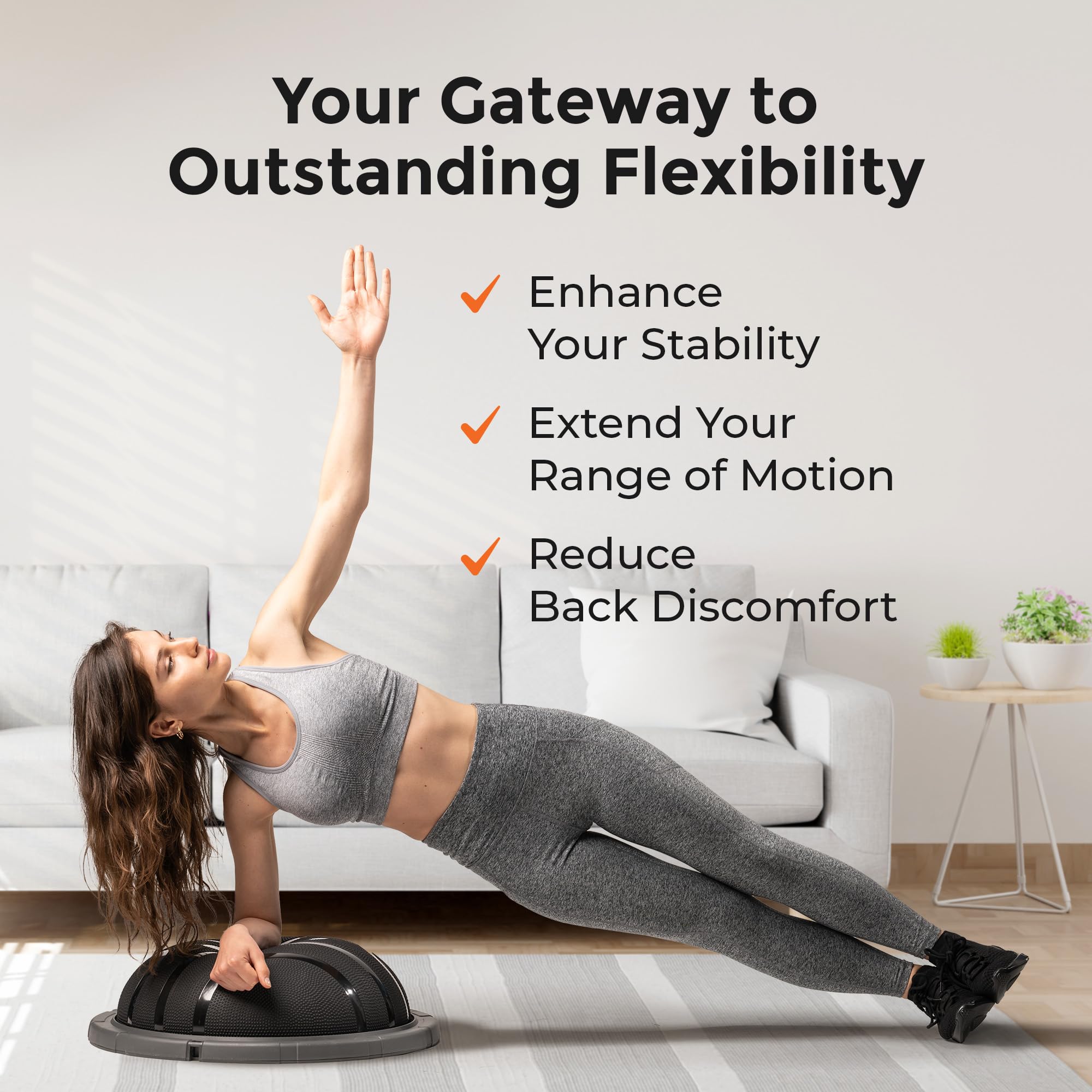 Half Exercise Ball Trainer